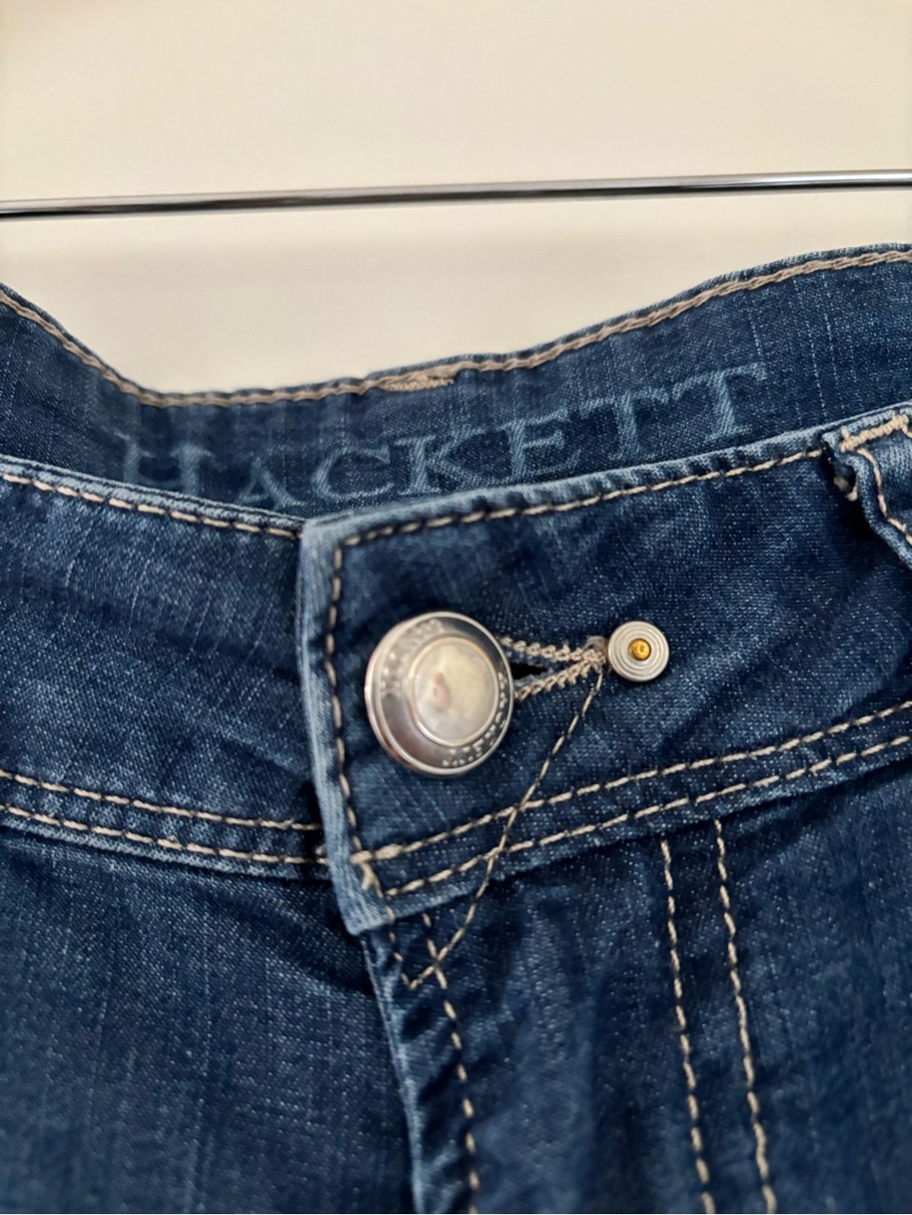 Hackett Slim Fit Vintage Wash Jeans 32R - Picture 7 of 8